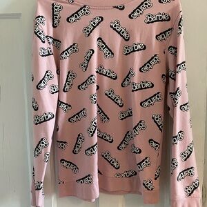 Pink Barbie Logo Sweater